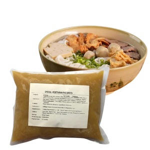 Caldo Pho congelado Sabor vegetariano especial Salado Vegano Saludable Fácil de cocinar Precio asequible Hecho por el fabricante de Vietnam - Product Image 2