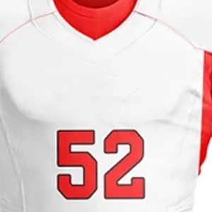 Uniforme de football américain respirant en polyester de haute qualité pour hommes, prix de gros personnalisé, faible MOQ - Product Image 5