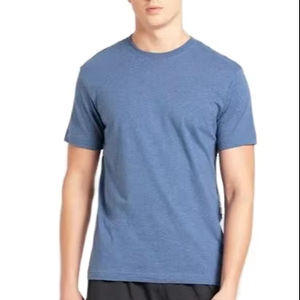 Camisetas Extra Grandes Premium para Hombre, Estilo Casual, Hombros Caídos, Logotipo Personalizado, Bordado 3D, Tejido de Punto Corto - Product Image 1