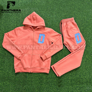 Boohooman-Conjunto de ropa deportiva transpirable de secado rápido con logotipo personalizado impreso para gimnasio, chándal regular unisex, incluye pantalones de chándal - Product Image 4