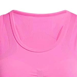 Alta calidad sin alambre Racerback incorporado almohadilla para el pecho entrenamiento atlético sin mangas Top entrenamiento de alto impacto acolchado Yoga Sujetador deportivo - Product Image 5