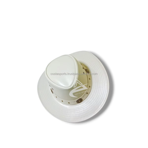 CST 119 Logo personnalisé le plus demandé Personnaliser la couleur Chapeau de cowboy équestre d'équitation - Product Image 1