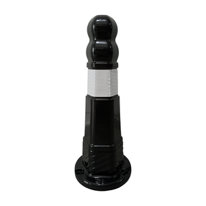 Délilinéateur TPU noir en gros de haute qualité avec collier réfléchissant blanc ILT14060 ECO produit routier de sécurité routière - Product Image 3