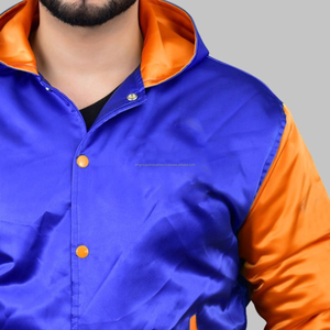 Vente en gros OEM vestes universitaires en satin de soie de haute qualité nouveauté veste de baseball personnalisée à la mode pour l'extérieur et l'école secondaire - Product Image 5