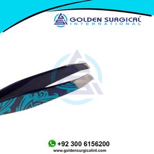 ชุดแหนบเสริมความงาม แหนบปลายเฉียงและปลายแหลม ผลิตจากสแตนเลส แพ็ค 2 เครื่องมือเสริมความงาม - Product Image 6