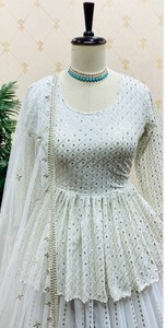 Presentación del nuevo diseñador Siqwans Kediya-Lehenga con Dupatt Set - Product Image 4