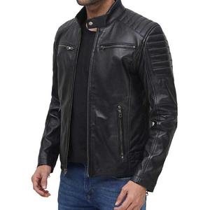 Veste en cuir véritable pour hommes Mode de haute qualité Veste entièrement personnalisée à manches longues - Product Image 5