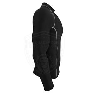 Protège-éruption Slim Fit pour adultes avec tissu rafraîchissant et séchage rapide Tech Stretch Fit Rash Guard Top pour les activités de piscine - Product Image 4