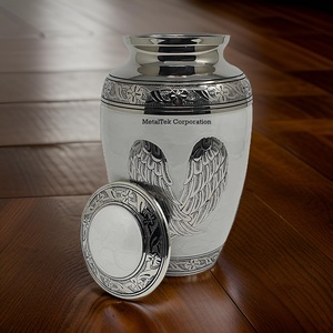 โกศบรรจุอัฐิรูปปีกนางฟ้าโลหะคุณภาพสูง สำหรับผู้ใหญ่และสัตว์เลี้ยง ใช้เก็บอัฐิ งานศพ งานฌาปนกิจ ของที่ระลึก ตกแต่งบ้าน ราคาขายส่ง - Product Image 4