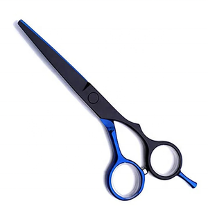 Tijeras de peluquero con estampado negro profesional 440c, tijeras de peluquería, fábrica de acero inoxidable, suministros de peluquería al por mayor - Product Image 5