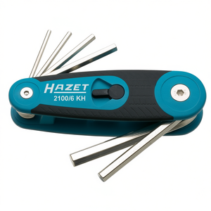 ชุดประแจหกเหลี่ยมเคลือบนิกเกิล Hazet ขนาดเมตริก 6 ชิ้น - Product Image 2