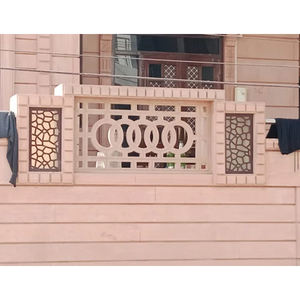 Les carreaux de grès rose Jodhpur nouvellement arrivés ont une finition de surface naturelle aiguisée pour une application extérieure à un prix avantageux - Product Image 1