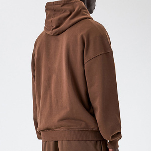 Sweat à capuche unisexe en molleton français de qualité supérieure, 100 % coton, personnalisé, 500 g/m², lourd, de haute qualité, surdimensionné, vierge - Product Image 4