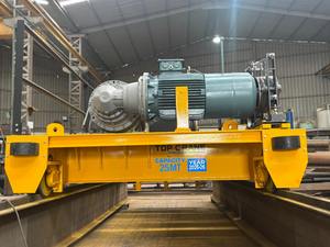 เครนเหนือศีรษะแบบคานคู่สำหรับงานหนัก ระบบรอกไฟฟ้า มอเตอร์เครื่องยนต์ ประสิทธิภาพสูง สำหรับงานยกอุตสาหกรรม รับน้ำหนัก 25 ตัน - Product Image 3