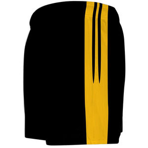 Men's Mid Waist 100% Polyester <b>Board</b> Shorts Knitted Canvas Sublimation with Drawstring Closure - Product Image 1