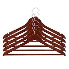 HEAVY GARDEN <b>COAT</b> HOT SELLING WHOLESALE <b>WOODEN</b> HANGERS for Displaying Clothes Bags in Kitchen Wardrobe or Bathroom - Product Image 6
