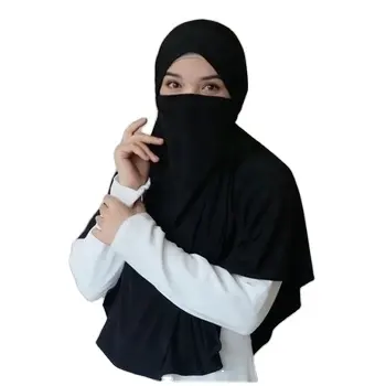 Großes einfarbiges muslimisches ethnisches Schal Frauen Hijab islamisch muslimisches Hijab Instant arabische Schals Mode Ramadan-Kopfbedeckungen
