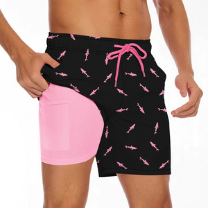 Pantaloncini da Uomo SK Wholesale Personalizzati con Stampa Digitale Animale/a Pois, Asciugatura Rapida, Traspiranti, con Coulisse e Vita Elastica, Vestibilità Ampia, per Palestra e Nuoto Estivo - Product Image 3