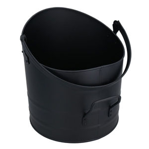 Nuevo Cubo para Carbón con Recubrimiento Negro de Metal de Calidad Duradera, Herramienta para Chimenea - Product Image 1