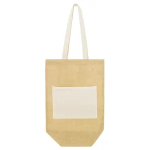Customizable Brogrund Jute Tote Bags for Merchandising Premium Promotional Product - Product Image 2