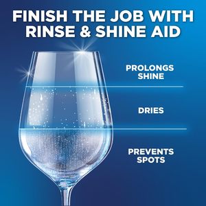 Finish Rinse & Shine Aid pour lave-vaisselle, Citron, 4,8 L (800 ml x 6 paquets) - Product Image 2