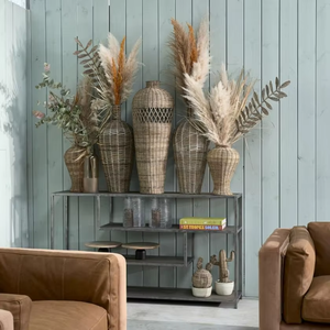 Vase en rotin rustique naturel tissé à la main fabriqué au Vietnam matériau écologique pour la décoration intérieure et la vaisselle en gros - Product Image 5