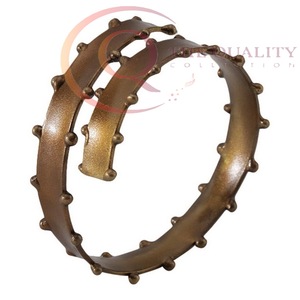 Anneaux de serviette décoratifs en métal de luxe en stock pour table à manger, décoration élégante pour fêtes et mariages - Product Image 4