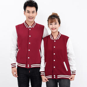 Custom Logo Plain Men's Versity College Canvas Leather Jackets Front Quick Dry Breathable <b>Winter</b> Wholesale - Product Image 1