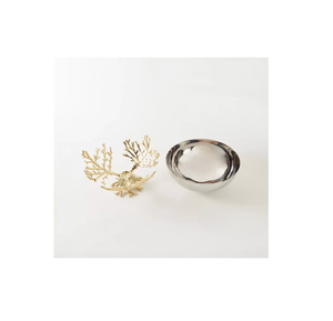 Cuenco de latón Vajilla de pie Cuenco de mesa Vajilla decorativa hecha a mano India Cuenco de frutas con producto de venta - Product Image 2