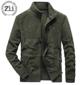 Chaqueta Polar de Alta Calidad para Hombre, Cuello Alto, Logotipo y Diseño Personalizables, Reversible y Transpirable, Ropa Casual de Invierno - Product Image 2