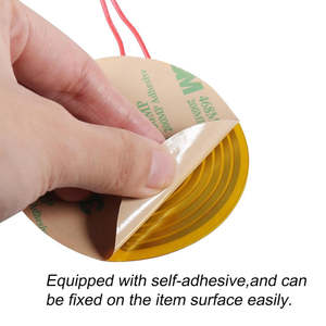 Elemento Calefactor de Película de Poliimida Flexible Kapton Pi de 12v con Adhesivo para Aplicaciones de Calefacción de Espejos de Automóviles - Product Image 4