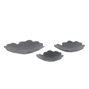 Plateau de service de luxe plateau de service au chocolat vente chaude dernière conception en métal pour la maison hôtel Restaurant assiette plat motif végétal - Product Image 1