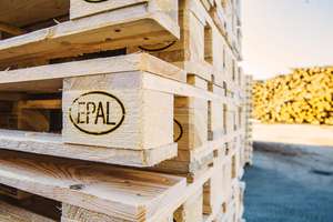 100% พาเลทพลาสติก epal euros 2-Way รีไซเคิลสำหรับงานหนักแบบหน้าเดียวใช้ในอุตสาหกรรมสีฟ้า - Product Image 6