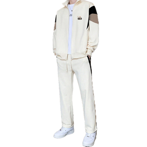 Mens Casual Tracksuit Two Pieces Sets With Sweat Jacket and <b>Pants</b> Mature Mens Classic Autumn Sports Clothing Suit Tracksuit Set - Product Image 1