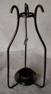 Lanterne décorative artisanale en métal, porte-bougie chauffe-plat, décoration de jardin de style campagnard, lanterne en fil de fer, décoration de Noël - Product Image 3