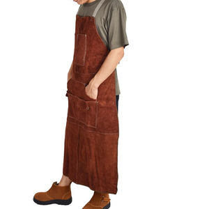 ผ้ากันเปื้อนสำหรับเวิร์คช็อปเน้นความร้อนสำหรับการประกอบโลหะและการสร้างผ้ากันเปื้อนหนังที่ทนทานสำหรับเชื่อมอ่าวและห้องเจียร - Product Image 2