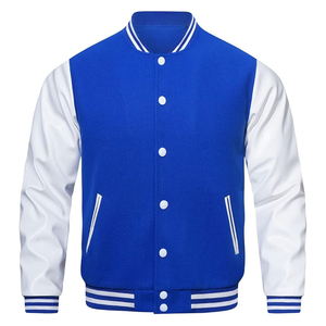 Vestes universitaires d'hiver personnalisées de meilleure qualité pour hommes Tissu de laine respirant Style Letterman Broderie Long Logo surdimensionné - Product Image 1