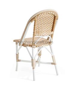 Elegantes sillas francesas de bistró con ratán tejido a mano, muebles de comedor para cafetería y restaurante al aire libre de grado comercial - Product Image 3