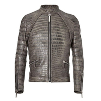 Veste d'hiver pour homme en cuir et toile, à capuche, col montant, manches longues, imperméable, coupe-vent, respirante, pour l'extérieur, service OEM