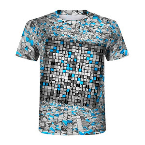 Sublimated Short Sleeve Cotton Bamboo Fiber Multi Functional Latest Design <b>Men</b> Wear Casual T <b>Shirts</b> - Product Image 1