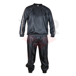 Combinaison de sauna unisexe en PVC/nylon de haute qualité, sur mesure, avec logo personnalisé, pour la perte de poids - Product Image 6