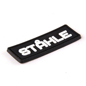 Patchs en caoutchouc souple à effet 3D personnalisés, badges en PVC avec dos auto-agrippant - Product Image 2