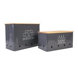 Grossiste de bidons en métal Conteneur de designer de qualité supérieure fait à la main Articles de cuisine Conteneur en métal de table en gros - Product Image 5