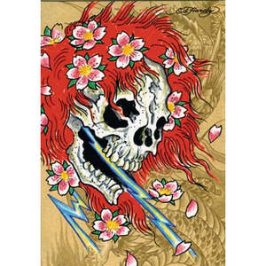 Tarjeta Coleccionable Ed Hardy: Postal de Fantasma Amigable - Product Image 1