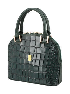 2025 monederos de mujer de alta calidad con logotipo personalizado, bolsos de lujo de cuero genuino con patrón de cocodrilo, uso diario, señoras para niñas, OEM - Product Image 3