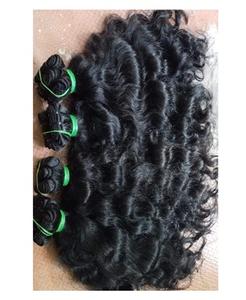Extensiones de cabello indio virgen de calidad 100%, tejido rizado ondulado Natural, cabello humano virgen crudo, cabello Remy al por mayor - Product Image 2