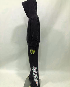 ชุดวอร์มพิมพ์ลายแบบไม่ใส่ได้ทั้งชายและหญิงชุดสเวตเตอร์มีฮู้ดสำหรับผู้ชายชุดวอร์มกางเกงวอร์มแบบซ้อนกันบาน - Product Image 4