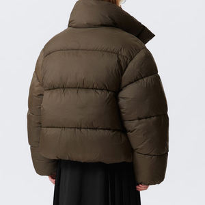 Chaqueta Acolchada de Moda para Mujer, Estilo Holgado, Ligera, Cómoda, Estilo Urbano, Chaqueta de Manga Larga para Mujer, Chaqueta de Tela Suave - Product Image 4