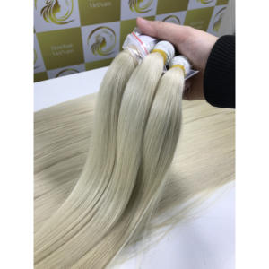 มัดผมเวียดนามสีน้ำตาลผมคนธรรมชาติ100% ยาวสองเท่าแบบชาวยุโรปทุกสี - Product Image 3