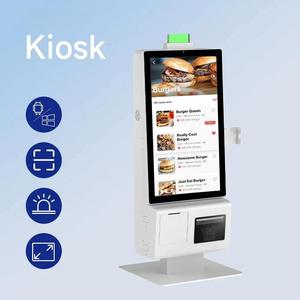Termal yazıcı ile 21.5 inç Android QR tarayıcı duvar montaj Self servis Kiosk - Product Image 5